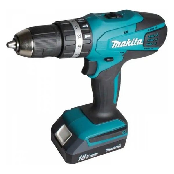 Taladro Atornillador Percutor Inalámbrico 13 mm Makita HP457DWE